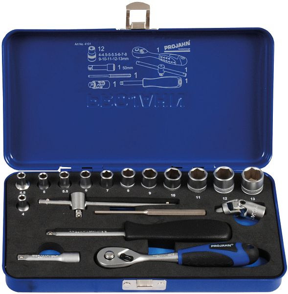 Projahn Xi-on 1/4" dopsleutelset 18 delig, 4101