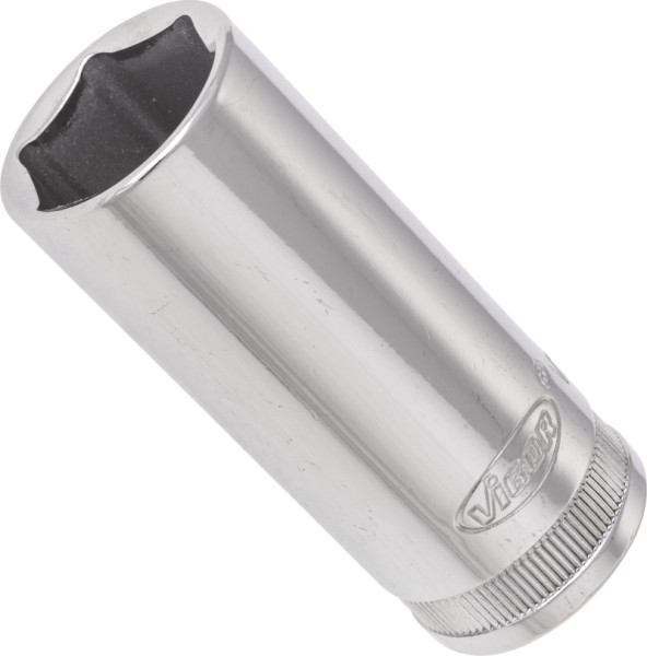 VIGOR dopsleutelinzet, lang, hol vierkant 10 mm (3/8 inch), buitenzeskantprofiel, 19 mm, V2315N