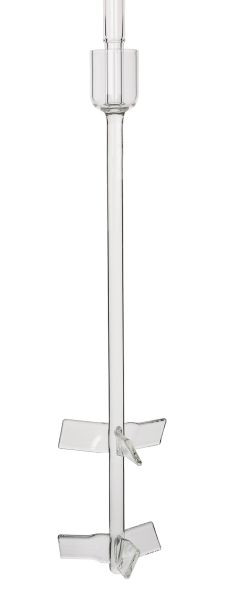 Rettberg KPG roeras, WG 16, 600 mm lang, voor 10000 ml reactievaten, 2-voudig propeller roerblad, 107040011