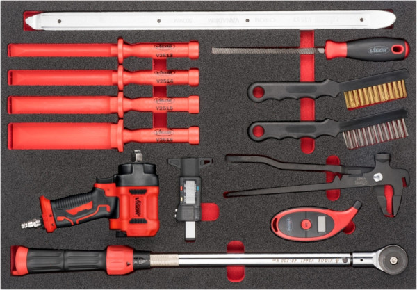 VIGOR wielen / banden gereedschap, aantal gereedschappen: 13, V6812