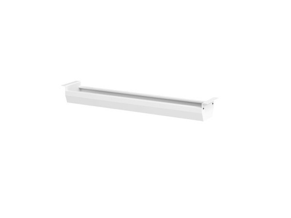 Hammerbacher kabelgoot opklapbaar voor 120 tafel wit, VKC12/W