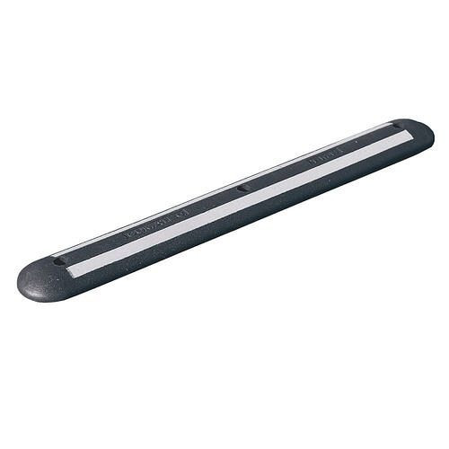 Moravia scheidingsbalk, zwart/wit reflecterend, B 1200 mm, 311243