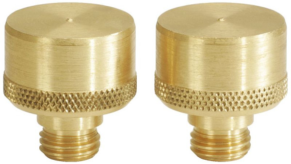 KS Tools messing schroevendraaierbevestigingsset, 2 stuks, diameter 10 mm, 156.0457