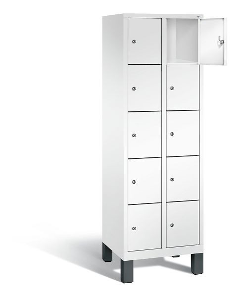 C+P lockerkast Evolo, H1850xB610xD500mm, kleur: verkeerswit, 48010-205 S10117