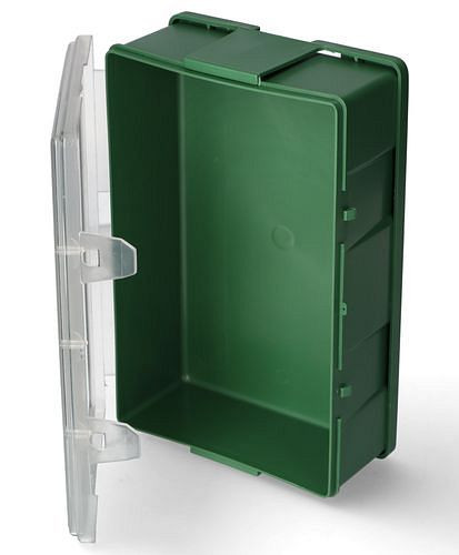 EKASTU Safety Wandbox für 1 Augenspülflasche à 600 ml, mit Klarsichtdeckel, 117436