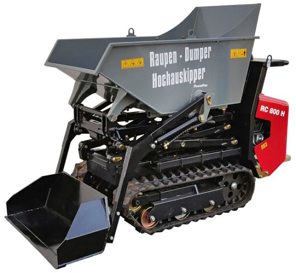 PowerPac rupsdumper hoge kiepwagen, RC800H
