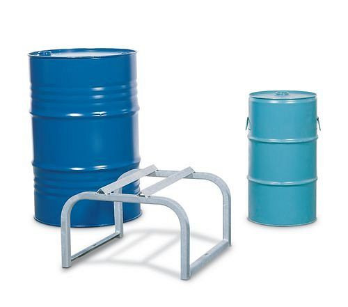 DENIOS vatdrager voor 1 vat van 50/60 of 200 liter, verzinkt, 114-524