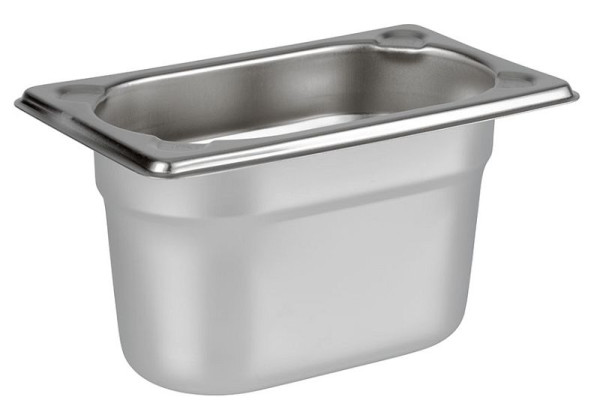 APS GN 1/9 bak, 17,6 x 10,8 cm, diepte: 100 mm, RVS, 1 liter, 81504