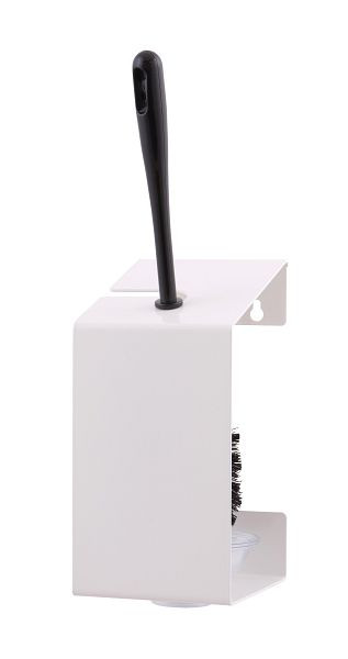 All Care MediQo-line toiletborstelhouder RVS wit, 13205