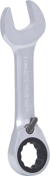 KS Tools GEARplus ratelringsleutel, kort, 17 mm, 503.4640