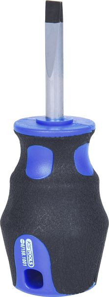 KS Tools ERGOTORQUEplus sleufschroevendraaier, kort, 6 mm, 159.1001