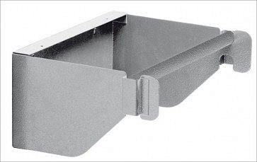 ADB papierrolhouder, afmetingen: LxDxH: 338mmx192mmx120mm, geschikt voor europerforatie (10x10mm / 38x38mm), grijs, 23188