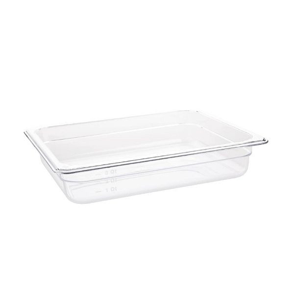 Vogue polycarbonaat GN bak GN1/2 65mm, U228