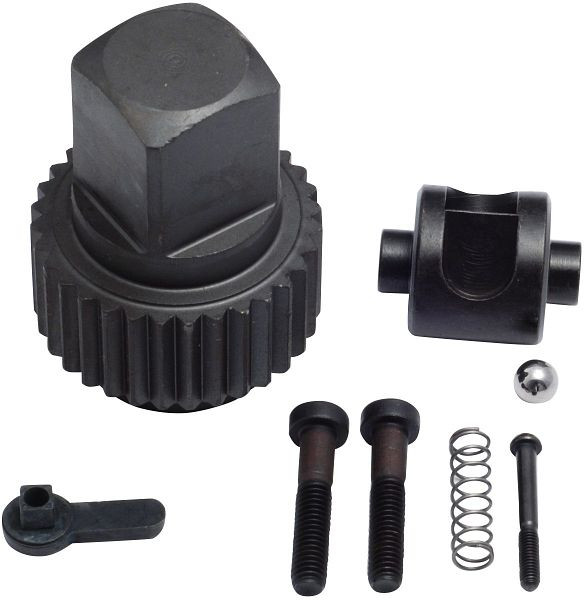 Hazet reserveonderdelenset ratelwiel, 25 = 1" buitenvierkant bestaande uit: versnellingspook, schroeven, kogel, drukveer, borgstuk, ratelwiel, 1116/8N
