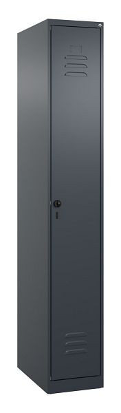 C+P luierkluis Classic PLUS, 1850x300x500mm, 7016/7016, veiligheidsdraaigrendel, 080000-10 S10010