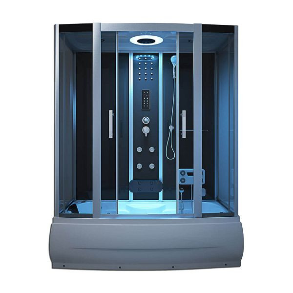 HOME DELUXE stoomdouche DIAMOND - zwart, 1068