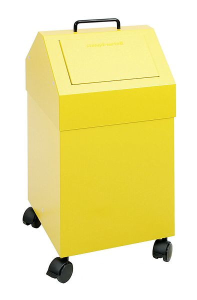 Stumpf afvalscheiding 45, verrijdbaar, RAL 1003/1003, 45 liter, 630-045-2-0-103