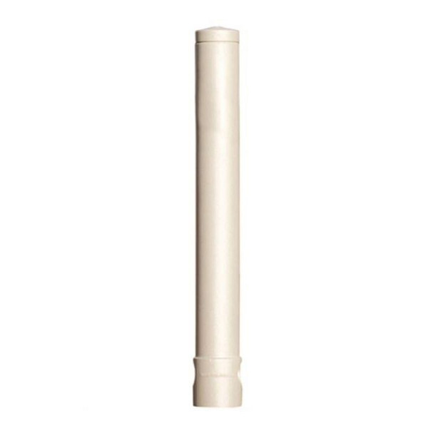Stone HGS stijl tuinpaal -Argo-, vast/om in beton te plaatsen, RAL 3020 verkeersrood, 24435-02