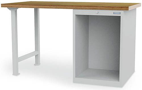 Bedrunka + Hirth inline werkbank, R 18-24, afmetingen in mm (BxDxH): 1500 x 750 x 859, cilinderslot met centrale vergrendeling, 03.15.580.001
