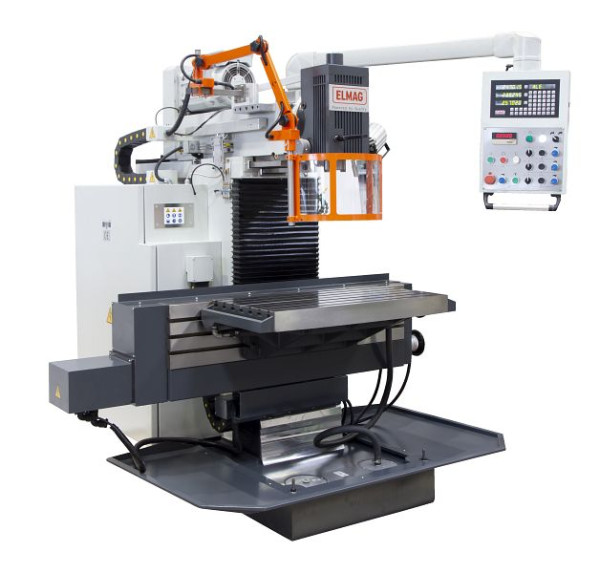 ELMAG gereedschapsfreesmachine, model WFM 310 servoaandrijving incl. 3-assige positieweergave 'SINO', 82126