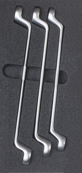 SW-Stahl werkplaatswagenserie, dubbele ringsleutel, 3-delig, Z3013-7