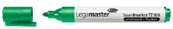 Legamaster TZ100 boardmarker groen, VE: 10 stuks, 7-110504
