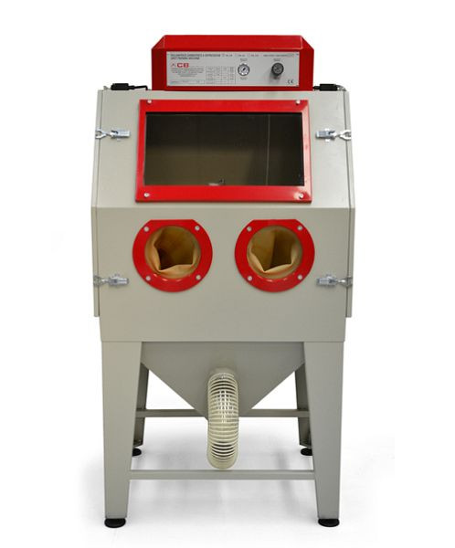ELMAG zandstraalcabine, model PAL-2N (inclusief zuigcycloon), 21351