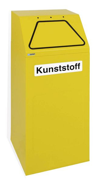 Stumpf afvalscheiding 65, RAL 1003/1003, verzinkte binnenbak, 65 liter, 5401002