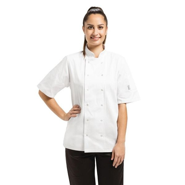 Whites Vegas koksbuis korte mouwen wit L, A211-L