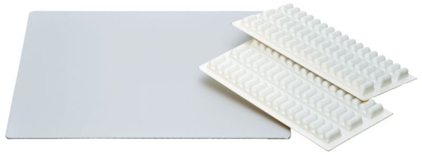 Gmöhling Transportkiste G®-BOX Zubehör Set Trennwand 1 + Führungen, Eloxiertes Aluminium, 045150022