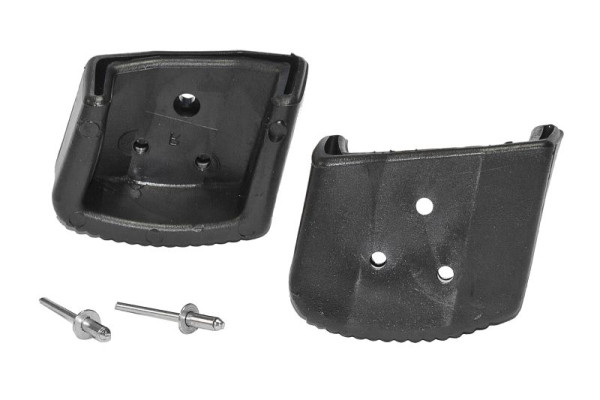 HYMER ladderschoenenset voor telescopische ladders, voor stijlmaat 70 mm, 0053486