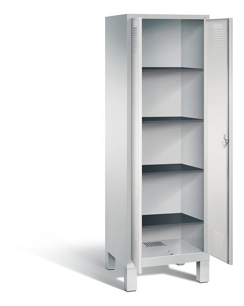 C+P washok Evolo, H1850xB610xD500mm, kleur: lichtgrijs, 48212-20b S10061