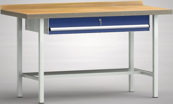 KLW standaard werkbank - 1500 x 700 x 900 mm L x D x H (ERGO uitvoering), WS003E-1500M40-E0001
