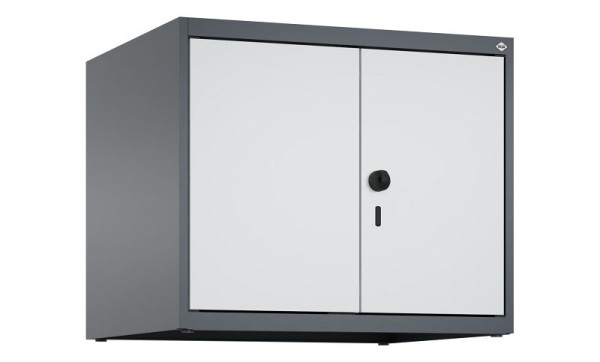C+P kastopzet Classic PLUS, C-opzetkast Classic PLUS, 2 vakken, 500x600x500mm, 7016/7035, veiligheidsdraaigrendel, 080092-20 S10013