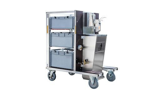 DENIOS rolcontainer, hygiëne type 2, 305164