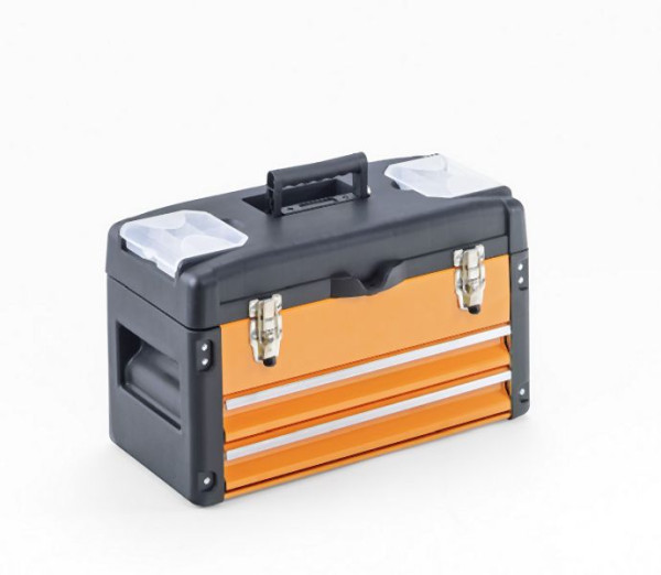 Metra Werkzeugkasten, 2 Schubladen orange, 10511, 4250417705111