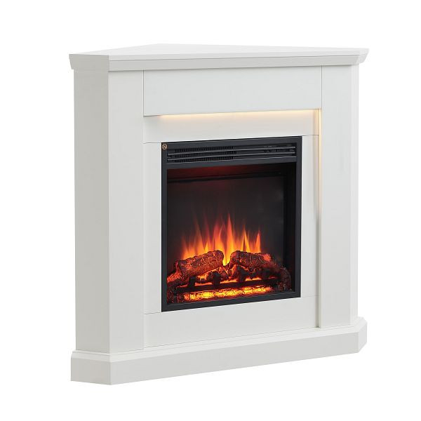 CrownFlame Elektrische Haard Pegasos, 2000 W, Kleur: Wit, EF374A-MT374C-W