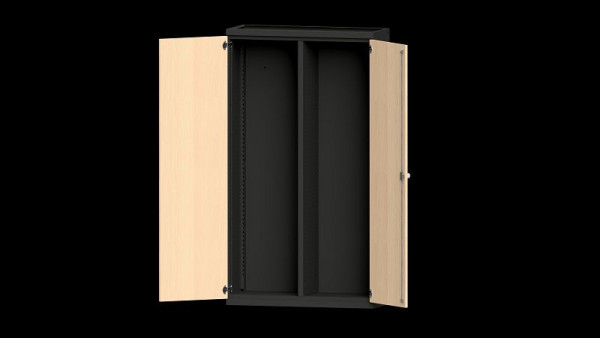 ANKE werkbanken, zware kast, model 200 VH, 1085 x 400 x 1950 mm, RAL 7016/beuken decor, 620.056