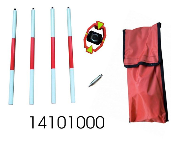 NESTLE prisma mini prisma set, 4 segmenten, 120cm, constant: 0/30mm, kunststof frame, 14101000