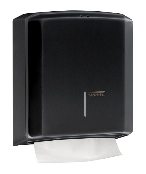All Care Mediclinics handdoekdispenser zwart, 12925