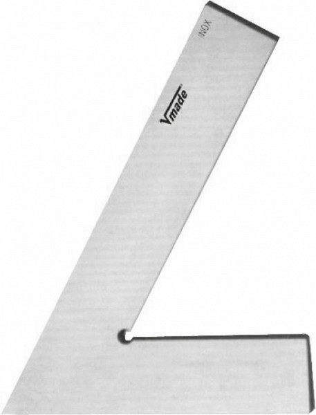 Vogel Germany puntige hoek DIN 875, RVS, GG 2, 45°, 200 mm x 130 mm, vlak, 314004
