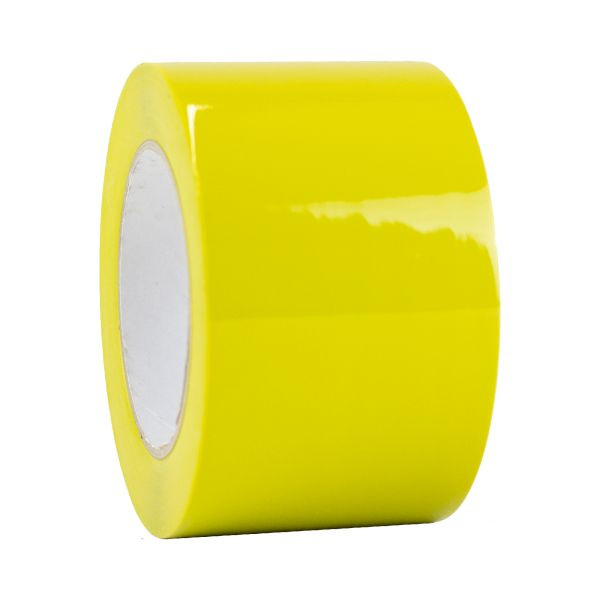 Mehlhose vloermarkeringstape beschermend gelamineerd geel 75mmx33m, KMLG07533