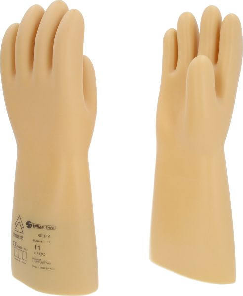 KS Tools Elektriciensbeschermhandschoen met beschermende isolatie, maat 11, klasse 4, wit, 117.0064