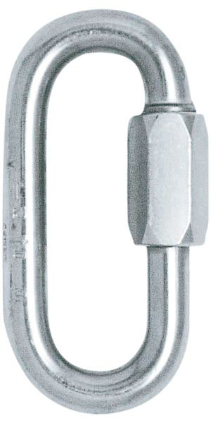 Skylotec karabijnhaak schroefschakel 8 mm VA OVAL LINK 8 VA, RVS V2A, ovaal, 26 kN, H-048-8-VA