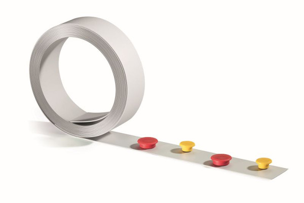 DURABLE zelfklevende metaaltape voor magneten, 5 m, wit, 471502