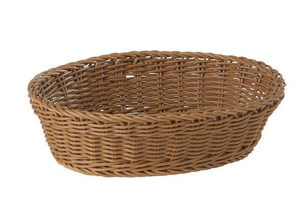 APS mand, ovaal, 25 x 19 cm, hoogte: 6,5 cm, polypropyleen, beige, -PROFI LINE-, 50801