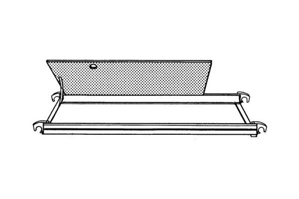 HYMER platform met luik, lengte 1,90 m, breedte 0,65 m, 627624