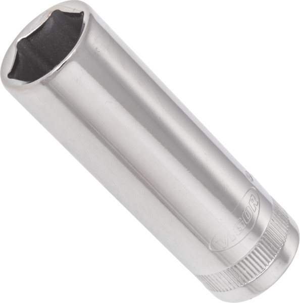 VIGOR dopsleutelinzet, lang, hol vierkant 10 mm (3/8 inch), buitenzeskantprofiel, 15 mm, V2313N