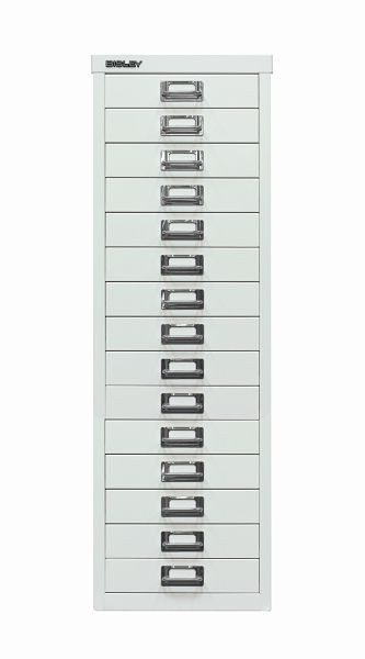 Bisley MultiDrawer™, 39-serie, DIN A4, 15 laden, verkeerswit, L3915696
