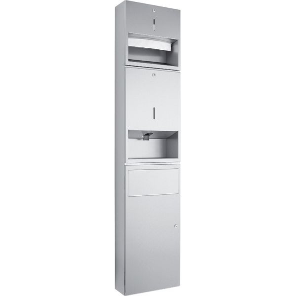 Wagner EWAR combinatie zeep / papier / afval WP510, hoogglans gepolijst, 732970